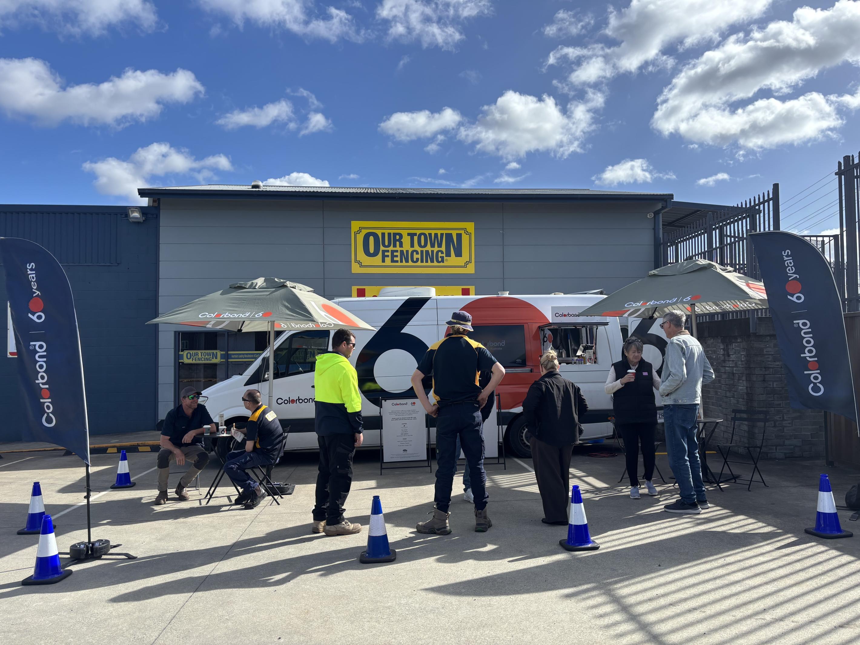 COLORBOND® steel coffee van - Celebrating 60 years, One coffee at a time