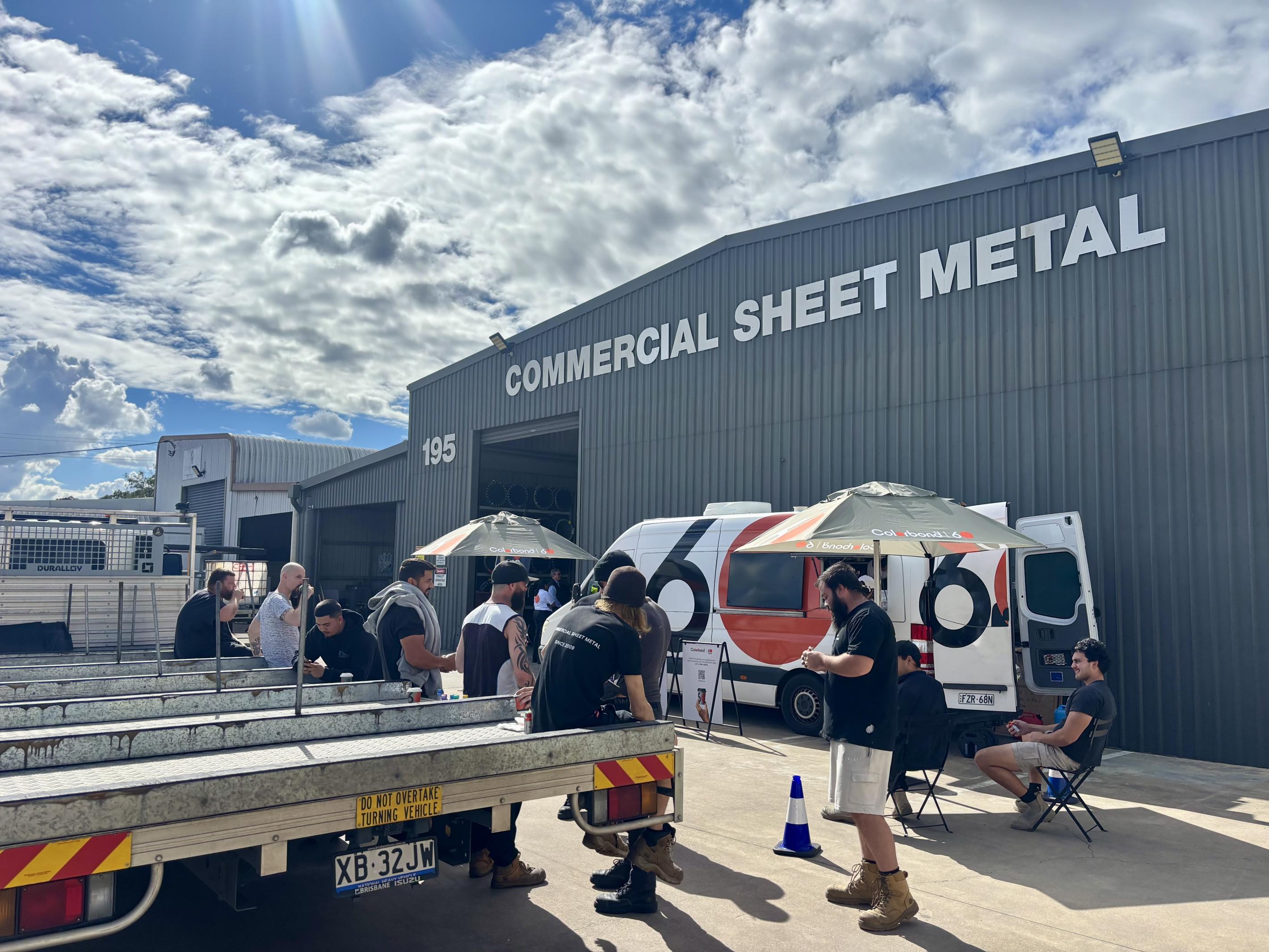COLORBOND® steel coffee van - Celebrating 60 years, One coffee at a time
