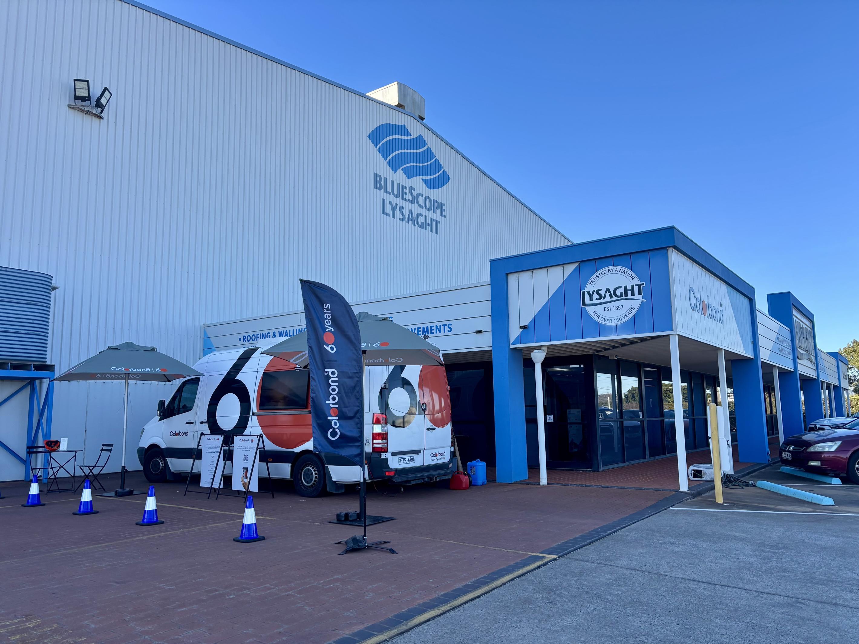 COLORBOND® steel coffee van - Celebrating 60 years, One coffee at a time