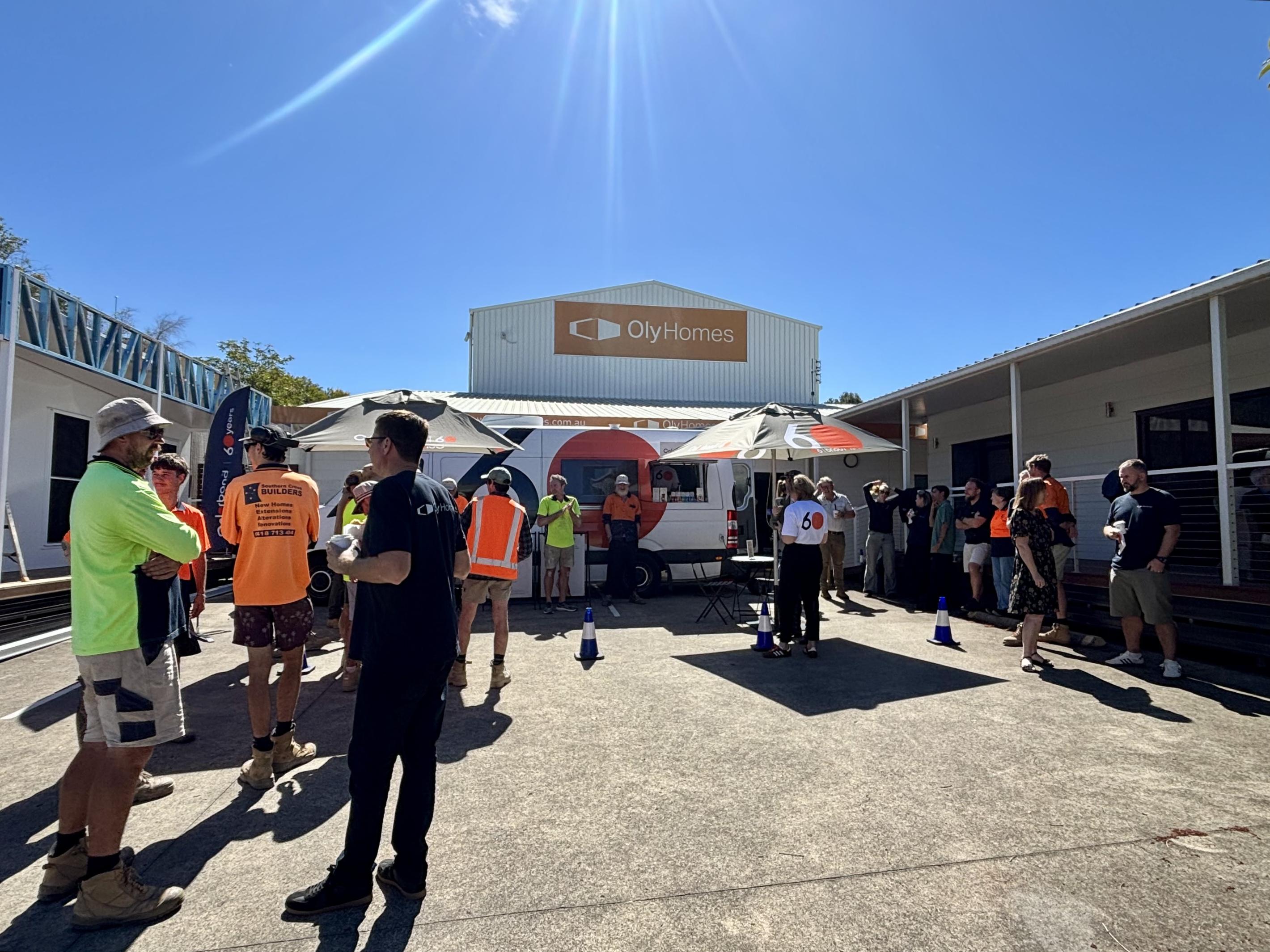 COLORBOND® steel coffee van - Celebrating 60 years, One coffee at a time
