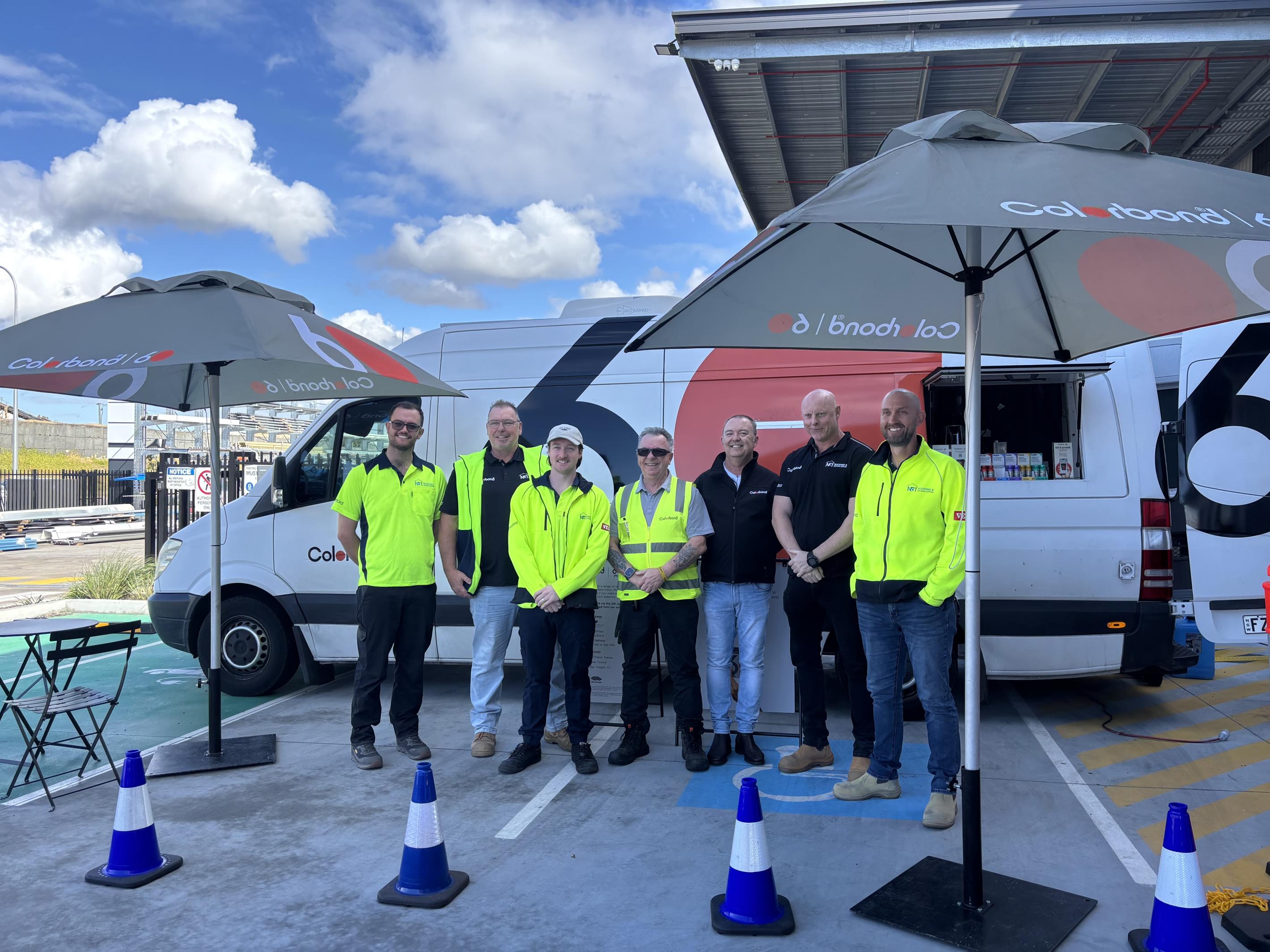 COLORBOND® steel coffee van - Celebrating 60 years, One coffee at a time
