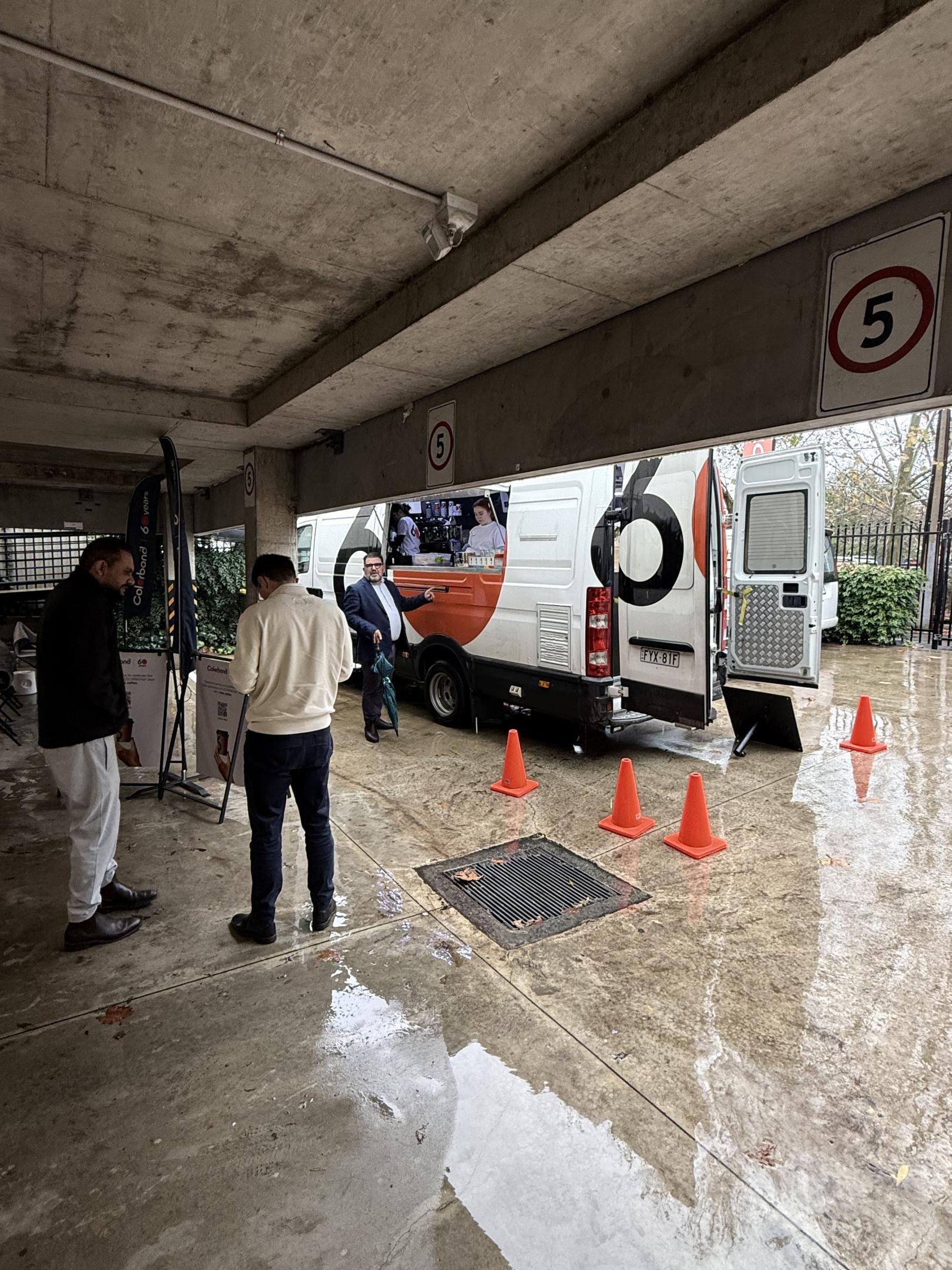 COLORBOND® steel coffee van - Celebrating 60 years, One coffee at a time