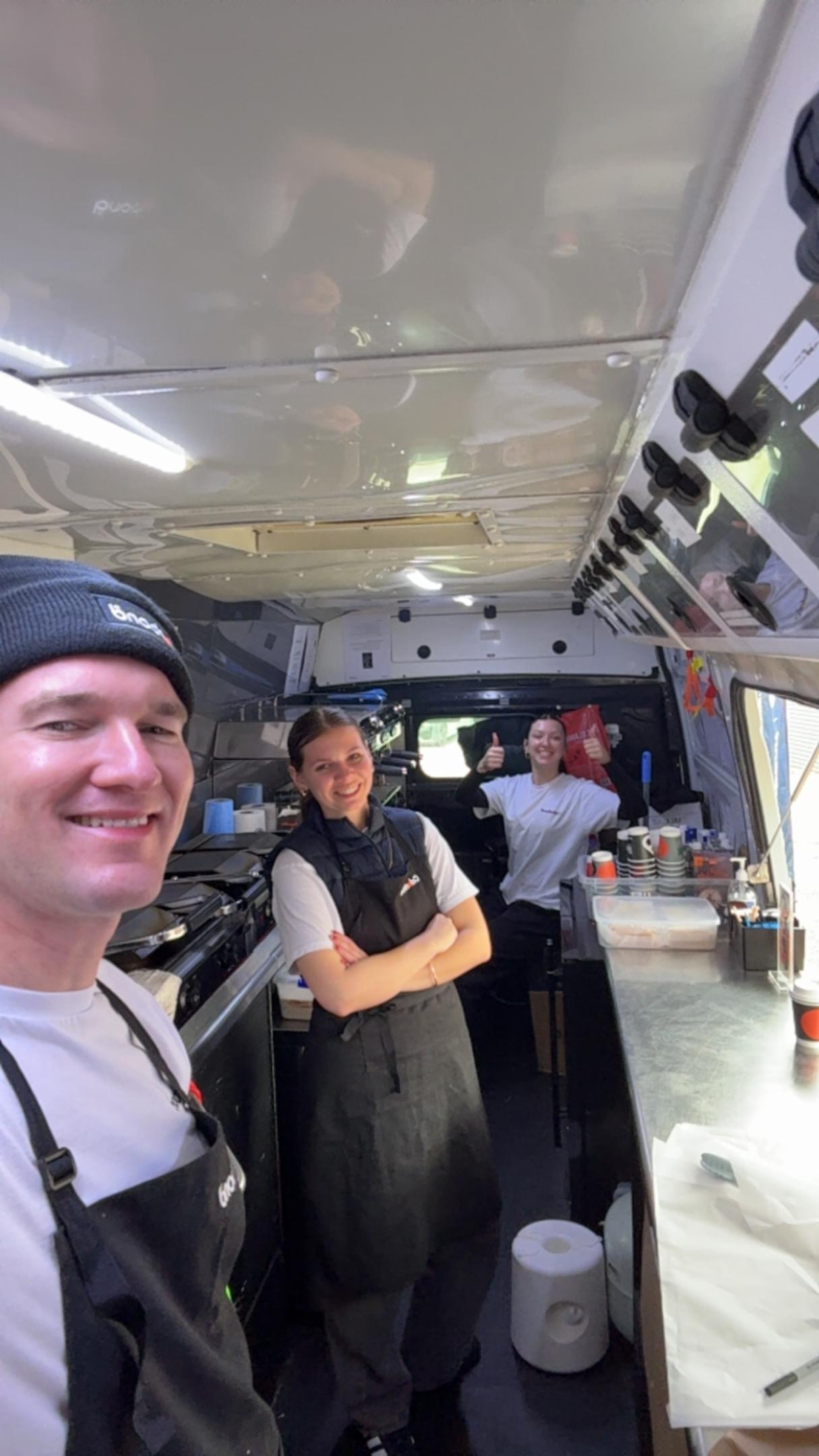 COLORBOND® steel coffee van - Celebrating 60 years, One coffee at a time