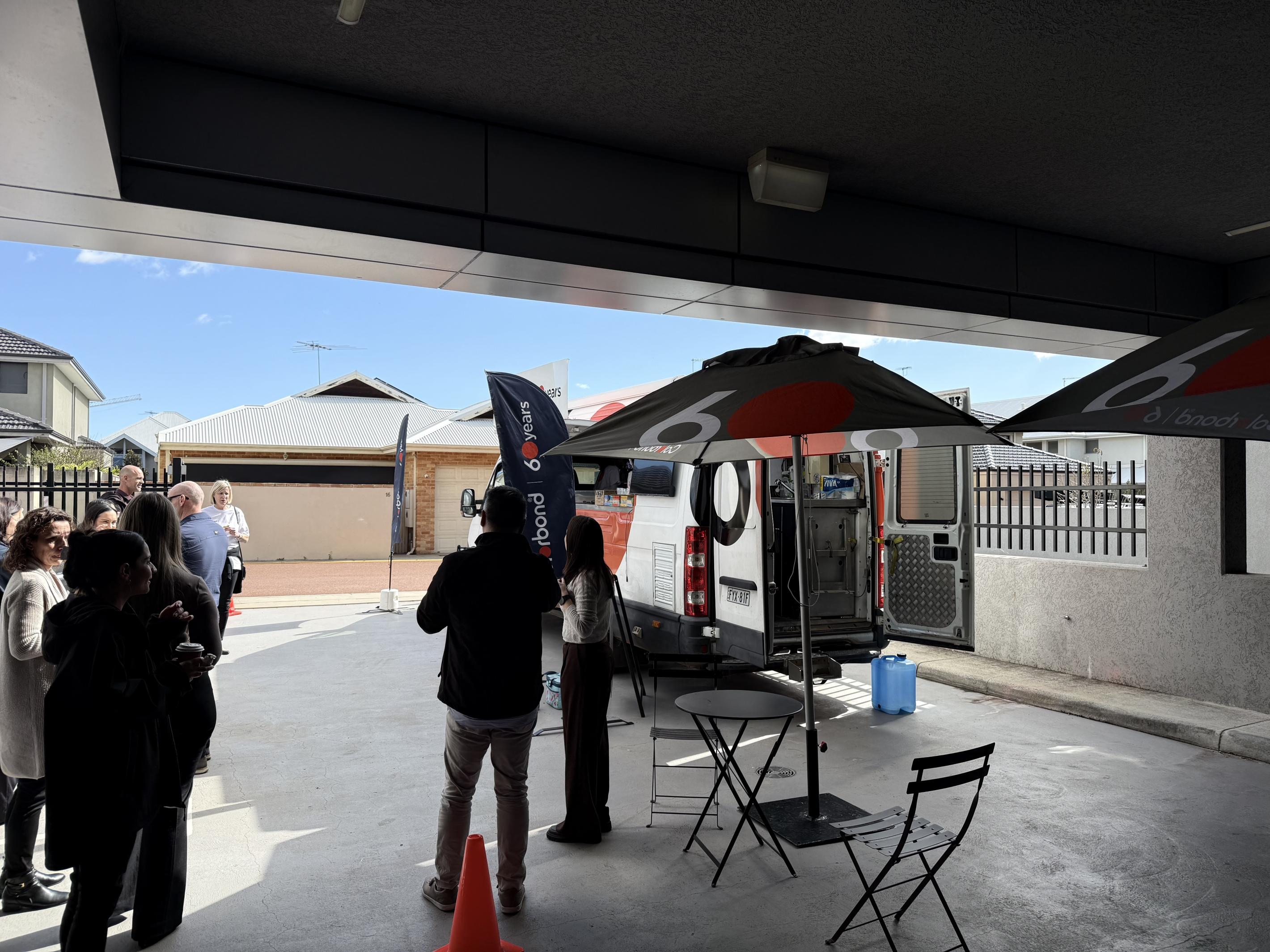 COLORBOND® steel coffee van - Celebrating 60 years, One coffee at a time