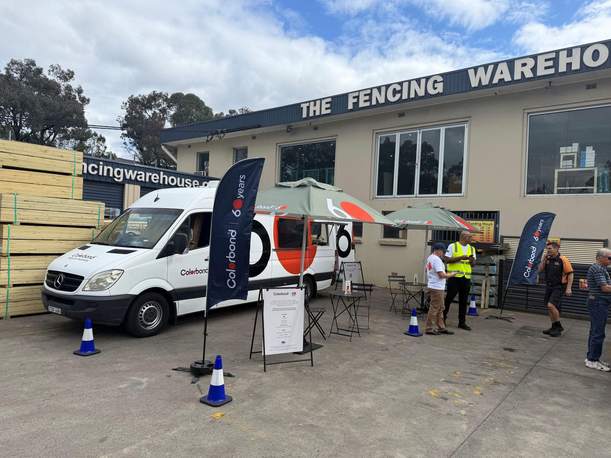 COLORBOND® steel coffee van - Celebrating 60 years, One coffee at a time