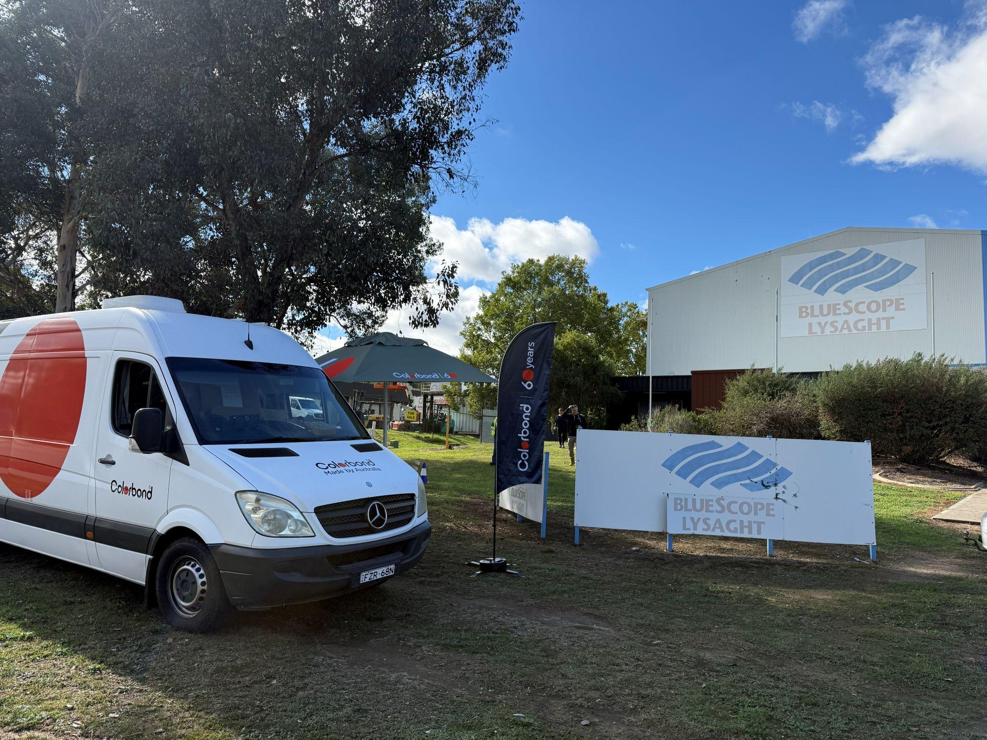 COLORBOND® steel coffee van - Celebrating 60 years, One coffee at a time