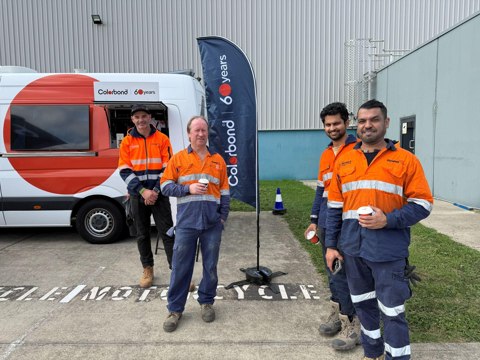 COLORBOND® steel coffee van - Celebrating 60 years, One coffee at a time