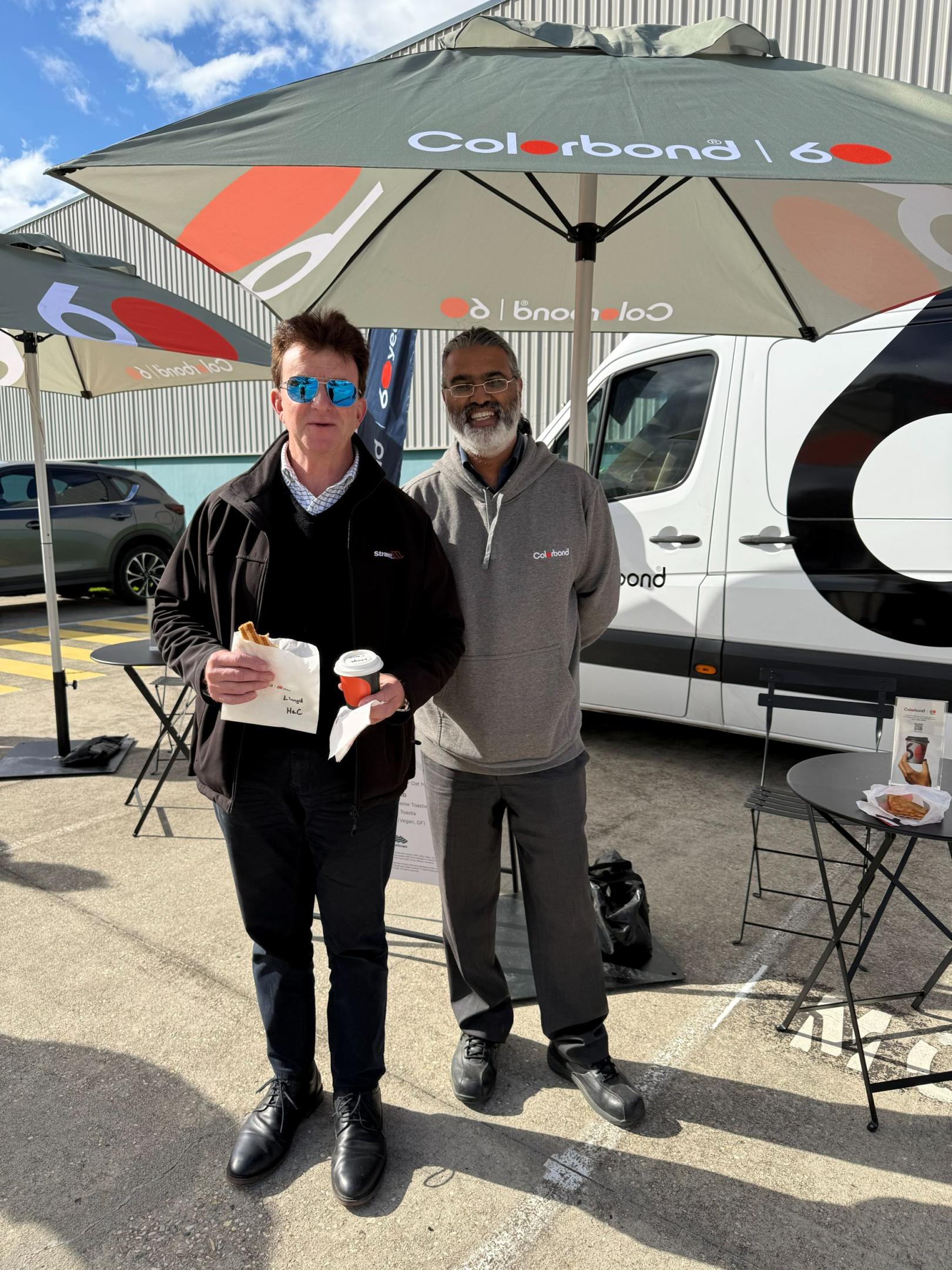 COLORBOND® steel coffee van - Celebrating 60 years, One coffee at a time
