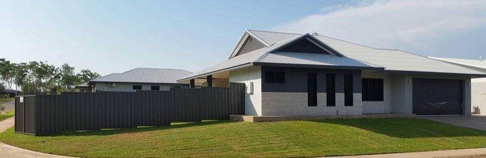 Tracey from Bellamack, NT loves COLORBOND® steel. Roofing, Garage Doors, Fencing made from COLORBOND® steel in colours Woodland Grey®, Shale Grey®