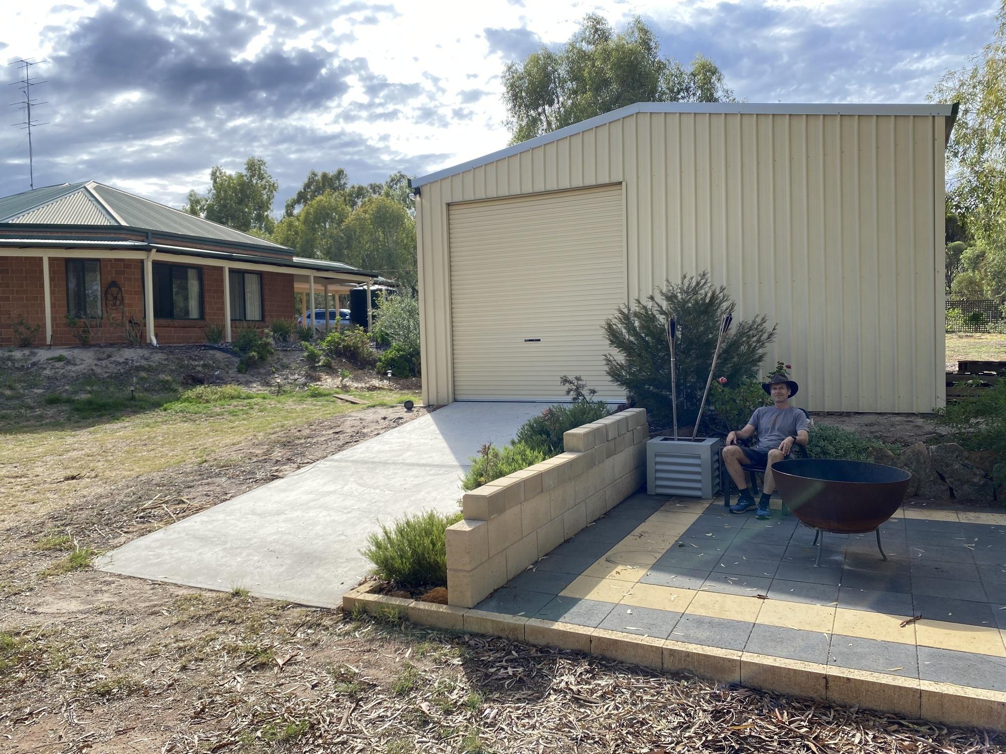 Evan from York, WA loves COLORBOND® steel.  Roofing, Guttering & Fascia, Garage Doors, Sheds, made from COLORBOND® steel in Classic Cream™