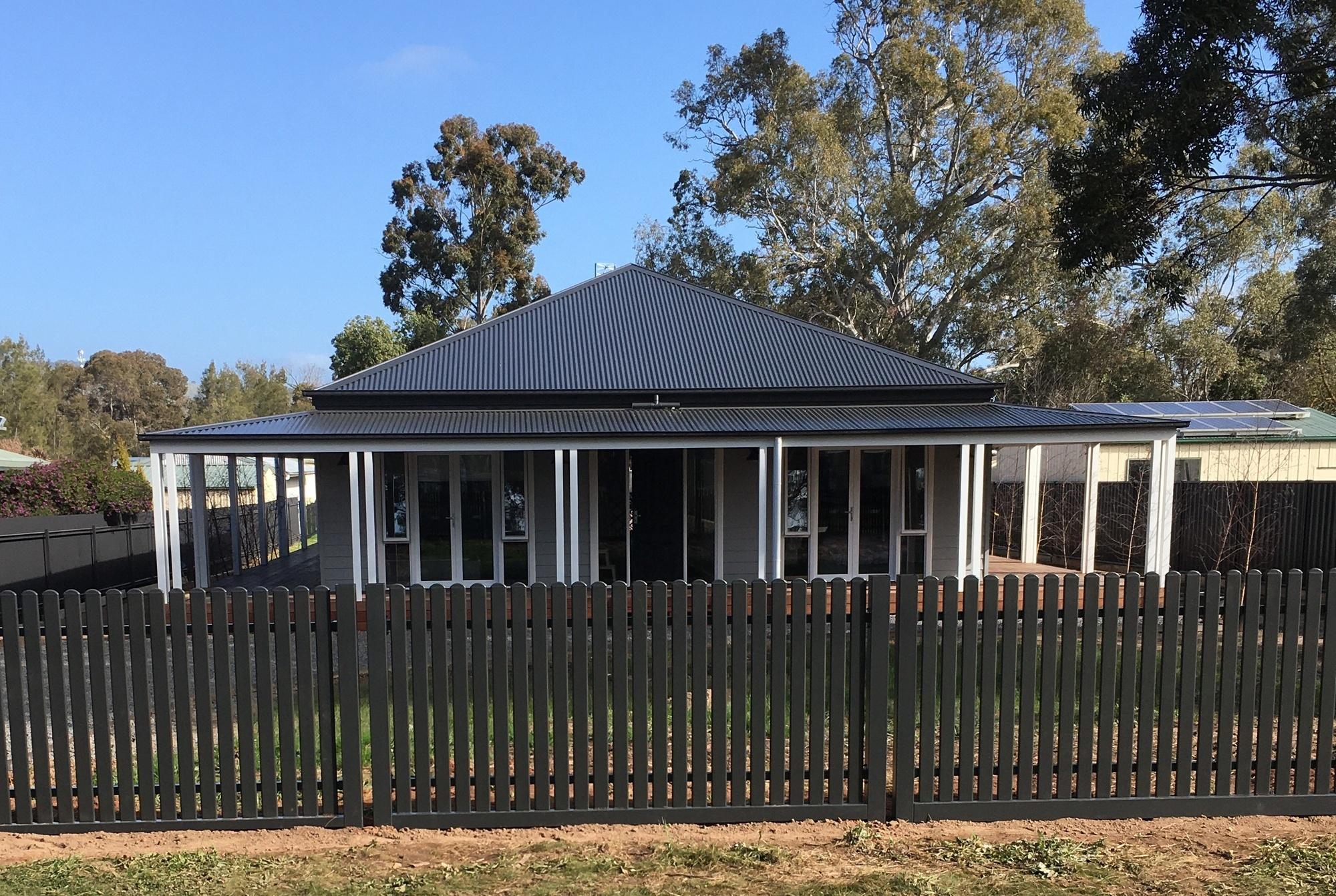 Denise from Violet Town, VIC loves COLORBOND® steel. Roofing, Guttering & Fascia, Fencing made from COLORBOND® steel in colour Monument®