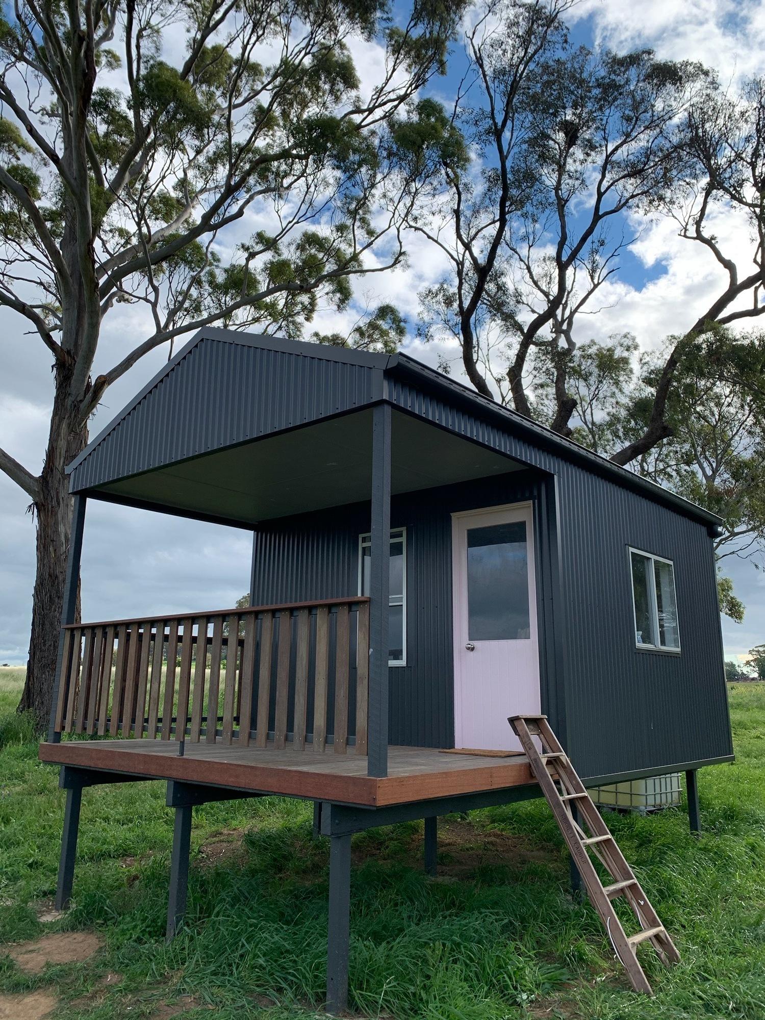 Mark from Millthorpe, NSW loves COLORBOND® steel. Cubby house Roofing, Guttering & Fascia, Walling made from COLORBOND® steel in colour Monument® Matt