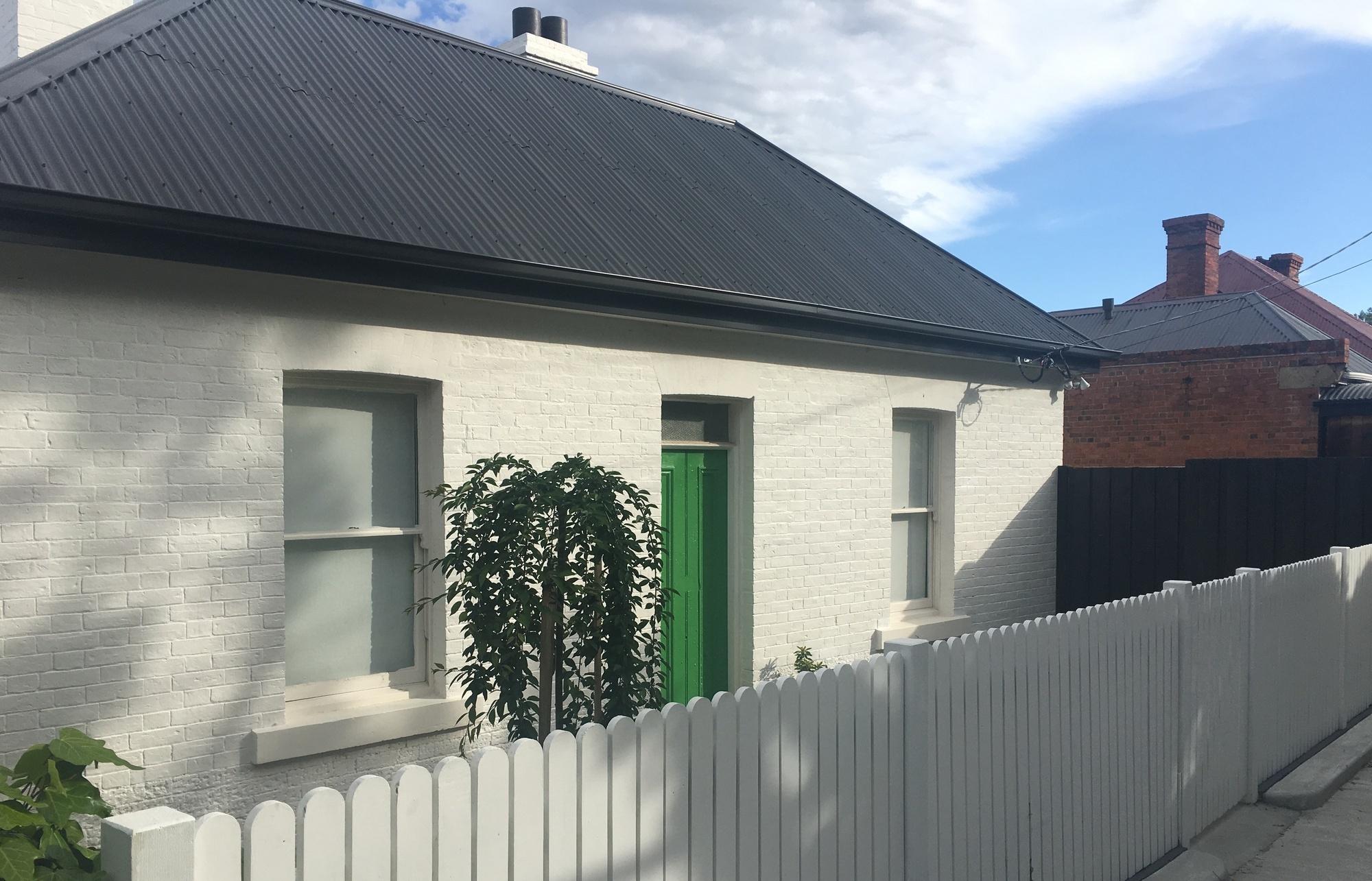 Georgia from South Hobart, TAS loves Roofing, Guttering & Fascia made from COLORBOND® steel in colour Monument® for this cottage renovation.