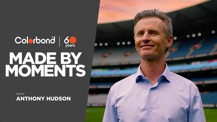 COLORBOND® steel - Made by Moments with Anthony Hudson at the MCG