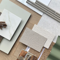 Emma Hussey, Interior Designer and Colour Consultant from Henley Homes explains the colour scheme behind her flatlay that pays homage to the Central Australian Landscape using COLORBOND® steel colour Dune® and Mangrove®.