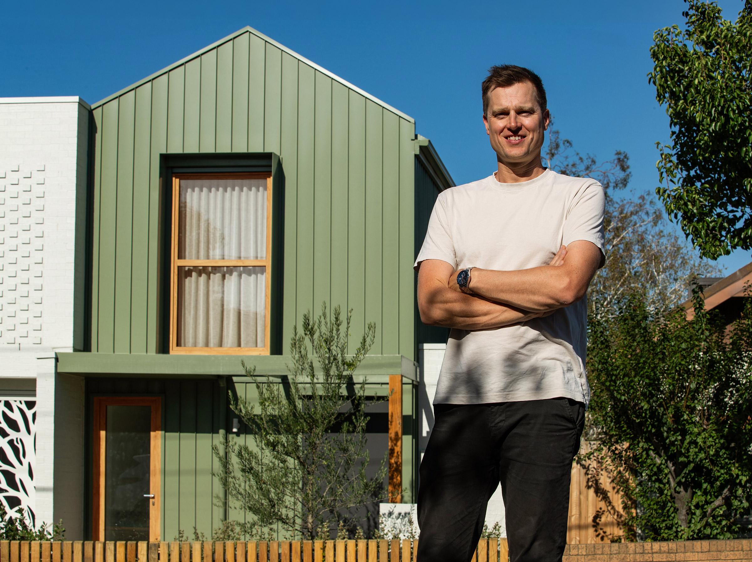 COLORBOND® steel Brunswick East Dual Occupancy development