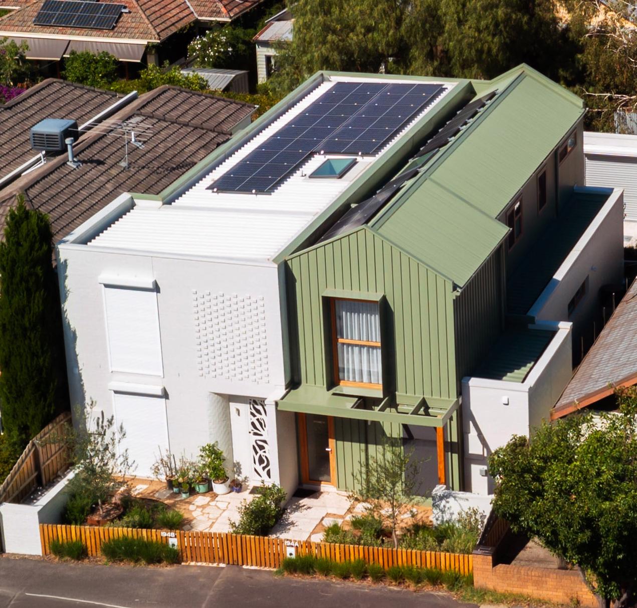 COLORBOND® steel Brunswick East Dual Occupancy development